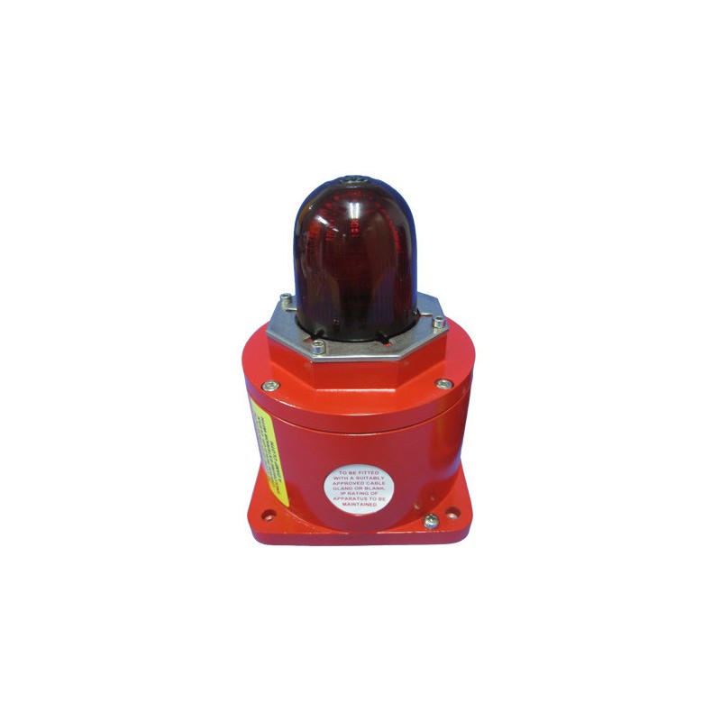 Ex-proof flashing beacon BC125i: stainless steel-zone 1, 21