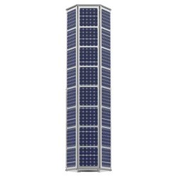 Helio 360 : panel solar vertical 100 a 140 W - A2S