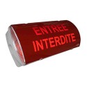 Lighted sign: illuminated for indication in case of fire - A2S